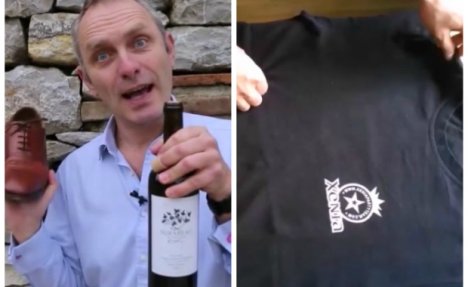 (KURIR TV) GLEDAJTE PAŽLJIVO Evo kako da otovorite vino bez vadičepa i složite majicu za par sekundi