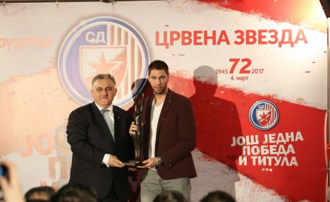 (KURIR TV) Stefan Jović najbolji sportista SD Crvena zvezda, košarkaši najbolja ekipa