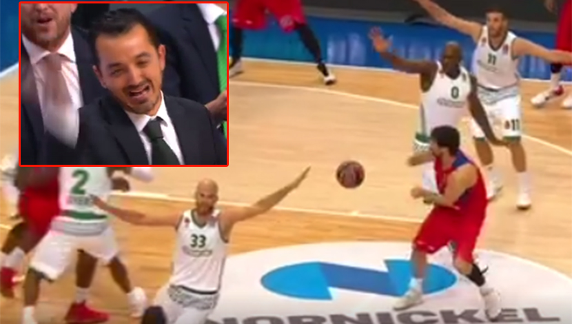 Kad vidite reakciju trenera, biće vam jasno kako je Teo izmaltretirao Panatinaikos (VIDEO)
