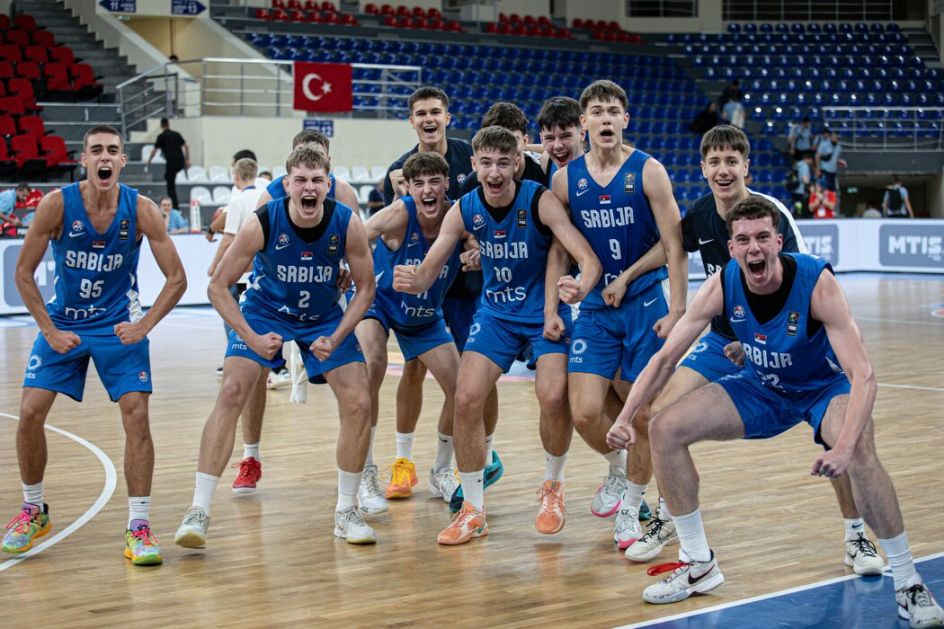 Kadeti Srbije razbili Sloveniju za plasman u finale Evrobasketa!