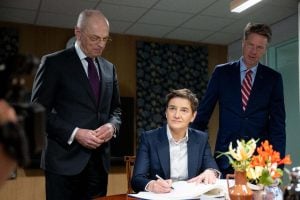 Kako je Brnabić u Hagu objasnila Vučićevu posetu Moskvi?