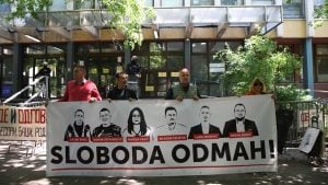 Kako je počela blokada suda u Novom Sadu i da li dolaze „ćaci“?