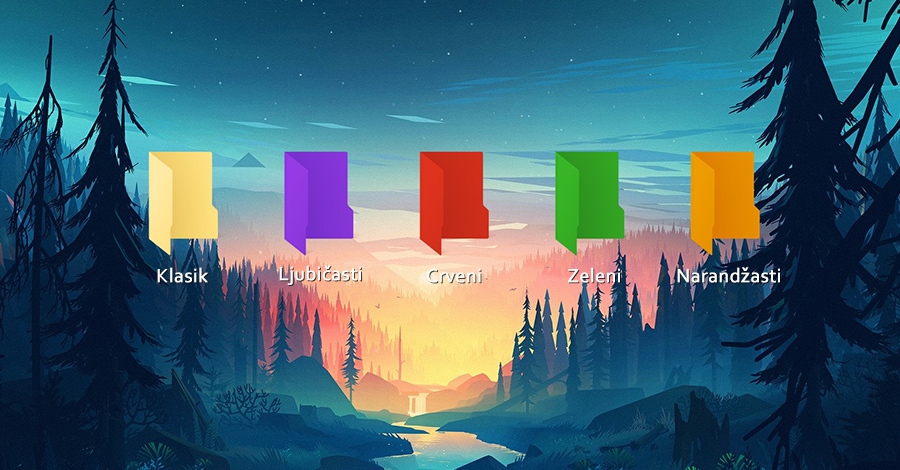 Kako promeniti boju foldera u Windows-u?