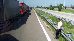 Kamioni čekaju četiri sata na Batrovcima i tri na Horgošu i Kelebiji