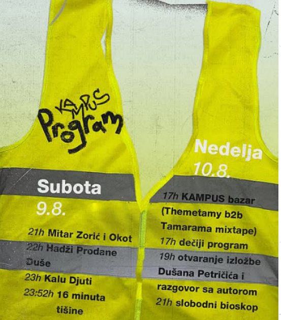 „Kampus – Zona slobode“, i ovog vikenda, publici nudi bogat program  