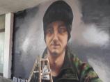 Karađorđeva ulica u Vranju dobila mural sa likom poginulog padobranca Ognjena Trajkovića 