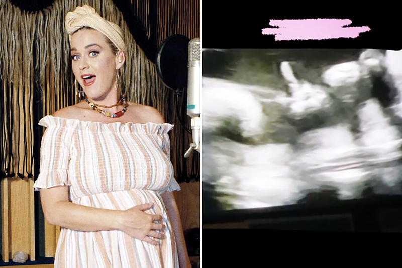 Katy Perry tvrdi da joj je nerođena ćerka pokazala srednji prst