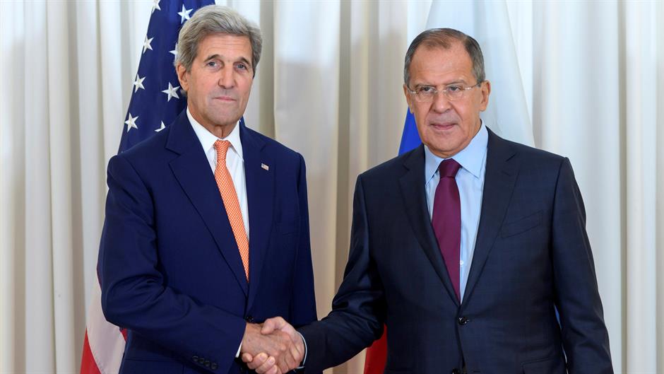 Keri i Lavrov razmenjuju ideje o prekidu borbi u Alepu