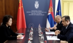 Kineska ambasadorka na sastanku sa Dačićem izrazila saučešće povodom tragičnih događaja ...