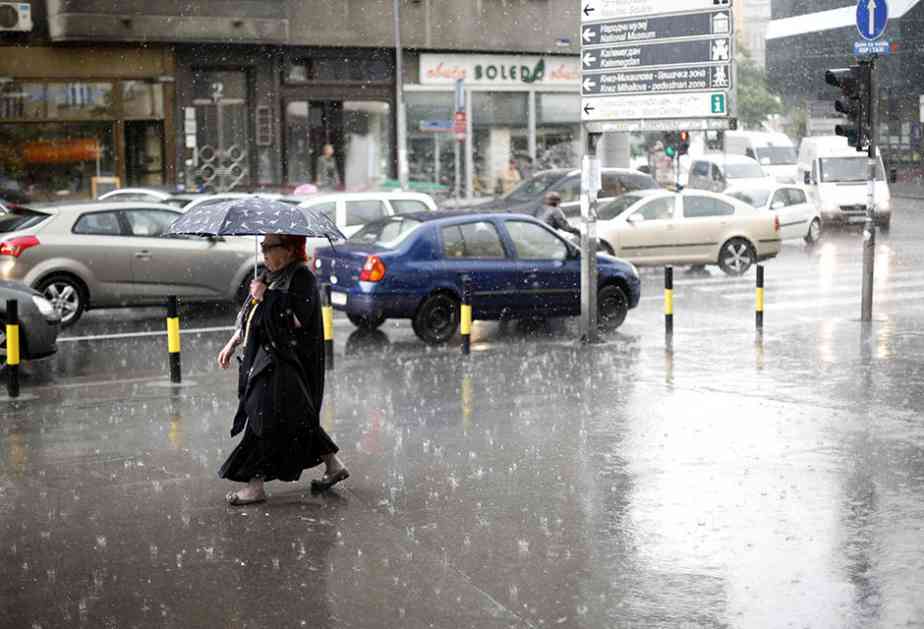 Kiša napravila haos u Beogradu