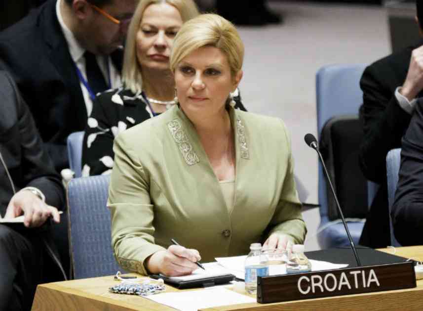 Kitarovićeva: Hrvatska bila izložena velikosrpskoj agresiji