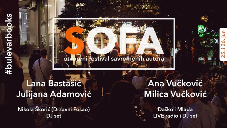 Književno-muzički spektakl, festival Sofa u Novom Sadu
