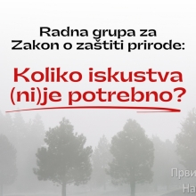 Ko radi na novom Zakonu o zastiti prirode?