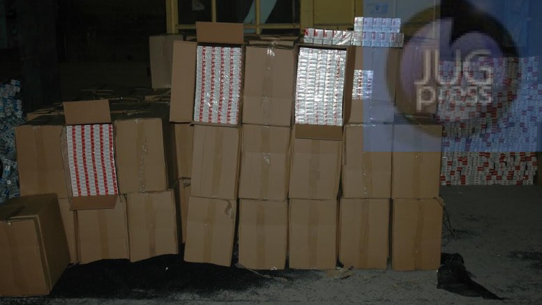 Kod Tutina zapljenjene 12.500 paklica cigareta