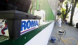 Kompanija Roma ofarbala fasadu vrtića Skadarlija i zaštitila je od grafita (VIDEO)