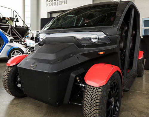 Koncern „Kalašnjikov“ predstavio civilni električni automobil UV-4 bez vrata