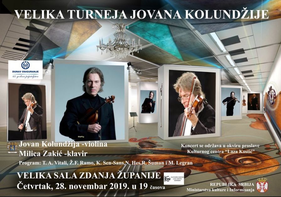 Koncert Jovana Kolundžije povodom dana Kultunog centra Sombor