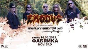 Koncert benda Exodus 16. juna u SKCNS Fabrici