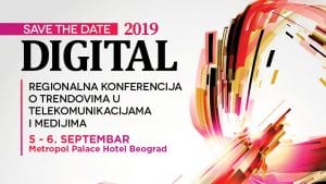 Konferencija „Digital“ 5. i 6. septembra u hotelu Metropol