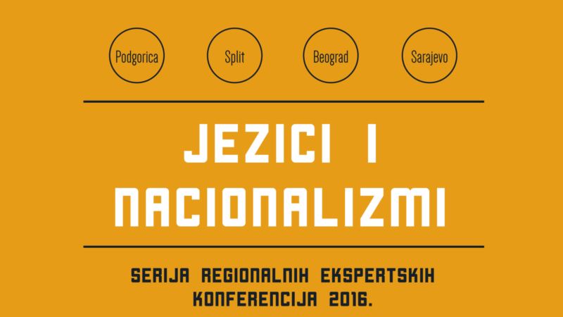 Konferencija Jezici i nacionalizmi u srijedu u Beogradu 