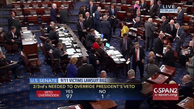 Kongres poništio Obamin veto