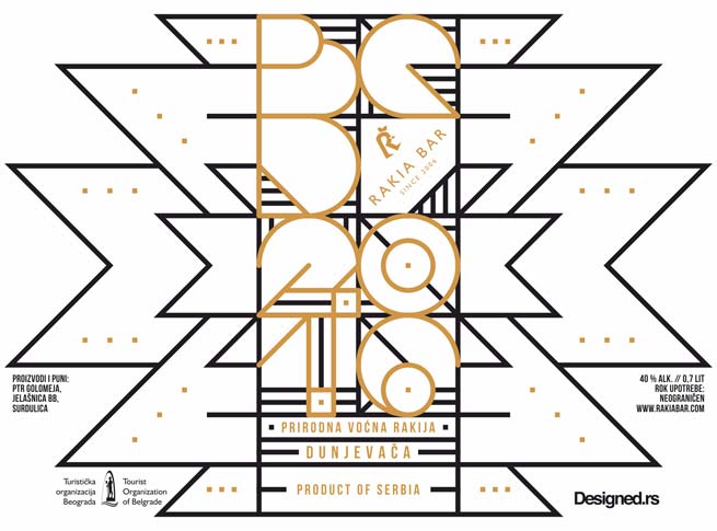 Konkurs za dizajn etikete flaše rakije „BGD 2017“