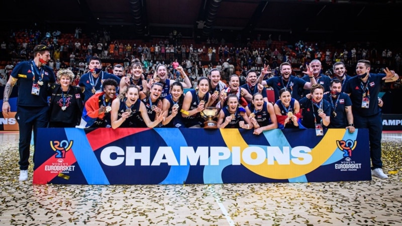 Košarkašice Srbije osvojile titulu prvaka Evrope