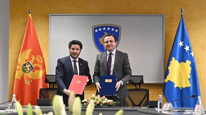 Kosovo i Crna Gora potpisali Sporazum o vazdušnom saobraćaju
