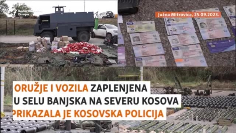 Kosovska policija prikazala oružje zaplenjeno nakon napada na severu