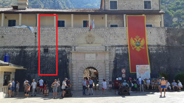 Kotor, ukradena crnogorska zastava sa gradskih bedema