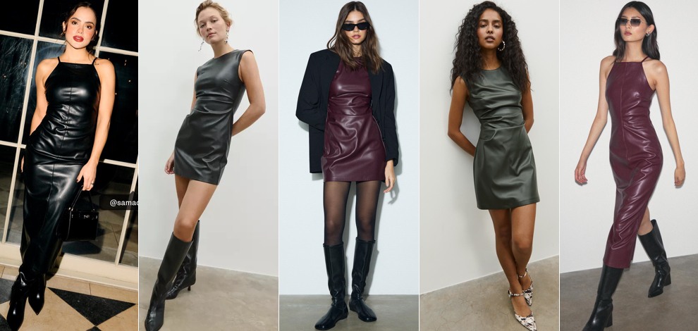 Kožna haljina je zimski must, imamo top modele do 26 eura