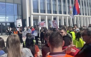 Kragujevački studenti u blokadi pozvali sutra na protest podrške uhapšenima aktivistima u Novom Sadu ispred Palate pravde