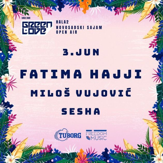 Kraljica tehna Fatima Hadži 3. juna na Green Love festivalu