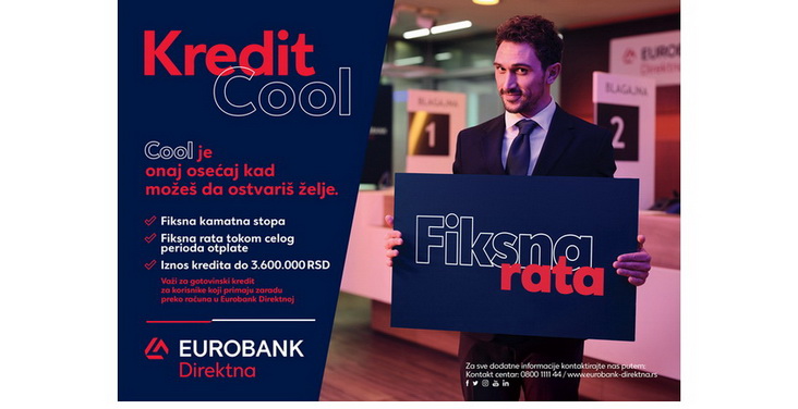 „Kredit Cool“- keš kredit Eurobank Direktne