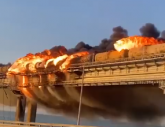 Eksplozija na Krimskom mostu. Iz Ukrajine jasni: Ovo je početak; Ima mrtvih VIDEO