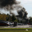 Kuljao gusti dim kod Pet centra na Novom Beogradu (FOTO)