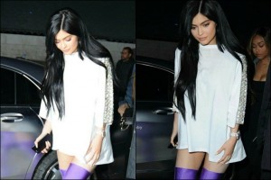Kylie Jenner izašla u grad samo u košulji i visokim čizmama od 1400$