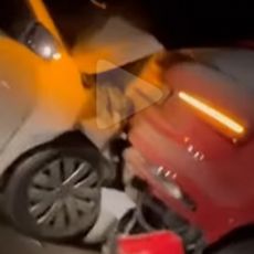 LANČANI SUDAR NA AUTO-PUTU MILOŠ VELIKI! U udesu učestvovala tri automobila (VIDEO)