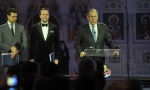 LAVROV I VUČIĆ U HRAMU SVETOG SAVE; Predsednik Srbije: Ova kupola govori o prijateljstvu dva naroda  (FOTO)