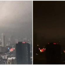 LJUDI SU PANIČNO VIKALI APOKALIPSA Istanbul prekrio ogroman crni oblak, dan se pretvorio u noć za pet minuta (VIDEO)