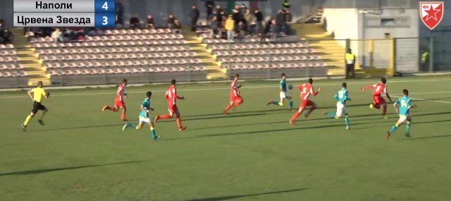 LŠ U19: Kolaps Zvezde u goleadi protiv Napolija