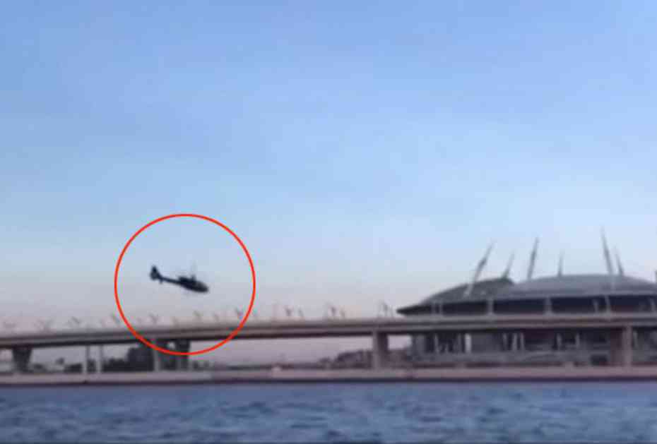 LUDI RUS BEZ DOZVOLE PILOTIRAO HELIKOPTEROM: Sve je bilo u redu dok nije ugledao most na Nevi (VIDEO)