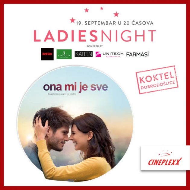 Ladies night u četvrtak u Cineplexx Promenadi
