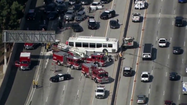Lančani sudar u Los Anđelesu, 25 osoba povređeno