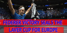 Federer osigurao Evropi prvu titulu (video)