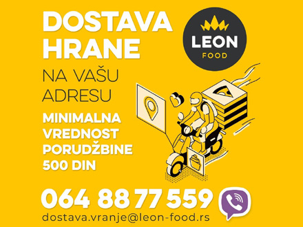 Leon Food: Dostava hrane i tokom VIKENDA