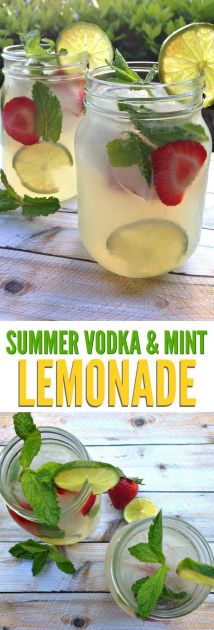 Letnja koktel opsesija: Limunada sa votkom i mentom