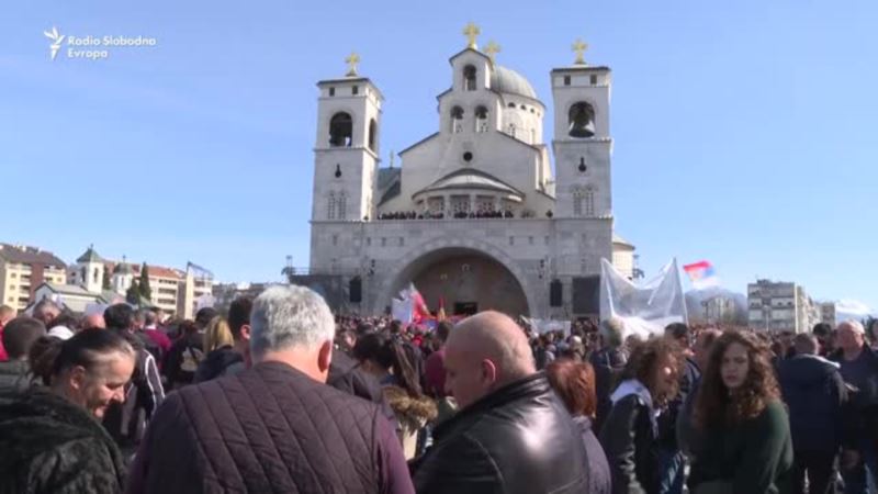 Litija SPC u Podgorici povodom Svetog Simeona i protiv vjerskog zakona