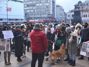 Ljubitelji životinja na protestu u Nišu: Uslovi u prihvatilištima nehumani, novac ne završava tamo gde treba
