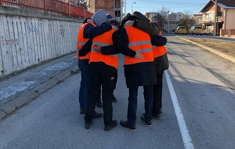 Lokalni front stigao peške u Beograd na skup povodom godišnjice ubistva Ivanovića
